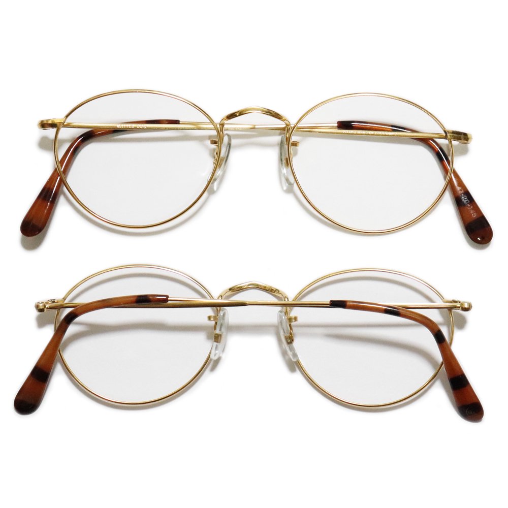 Vintage 1980's Savile Row 14KTRG Oval Eyeglasses [47-20] -Made in 
