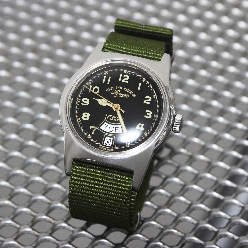 Dead Stock】Vintage 70's West End Watch Co. Sowar Military Watch 