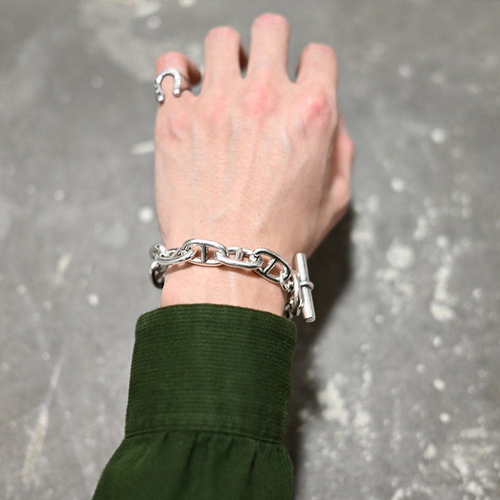 Silver Heavy Anker Chain Bracelet |シルバーアンカーチェーンブレスレット - American Classics Silver Heavy Anker Chain Bracelet |シルバーアンカーチェーンブレスレット - American Classics
