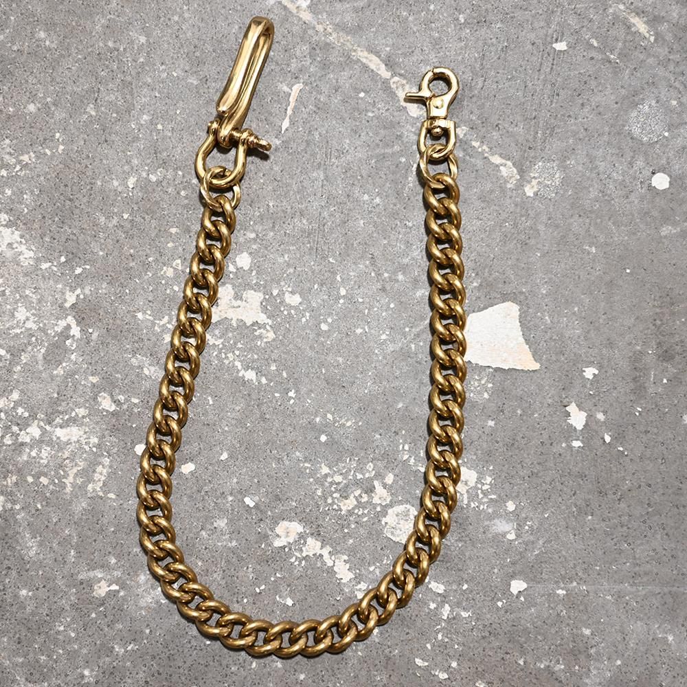 Brass Gold Heavy Wallet Chain ｜ブラスゴールドヘビー