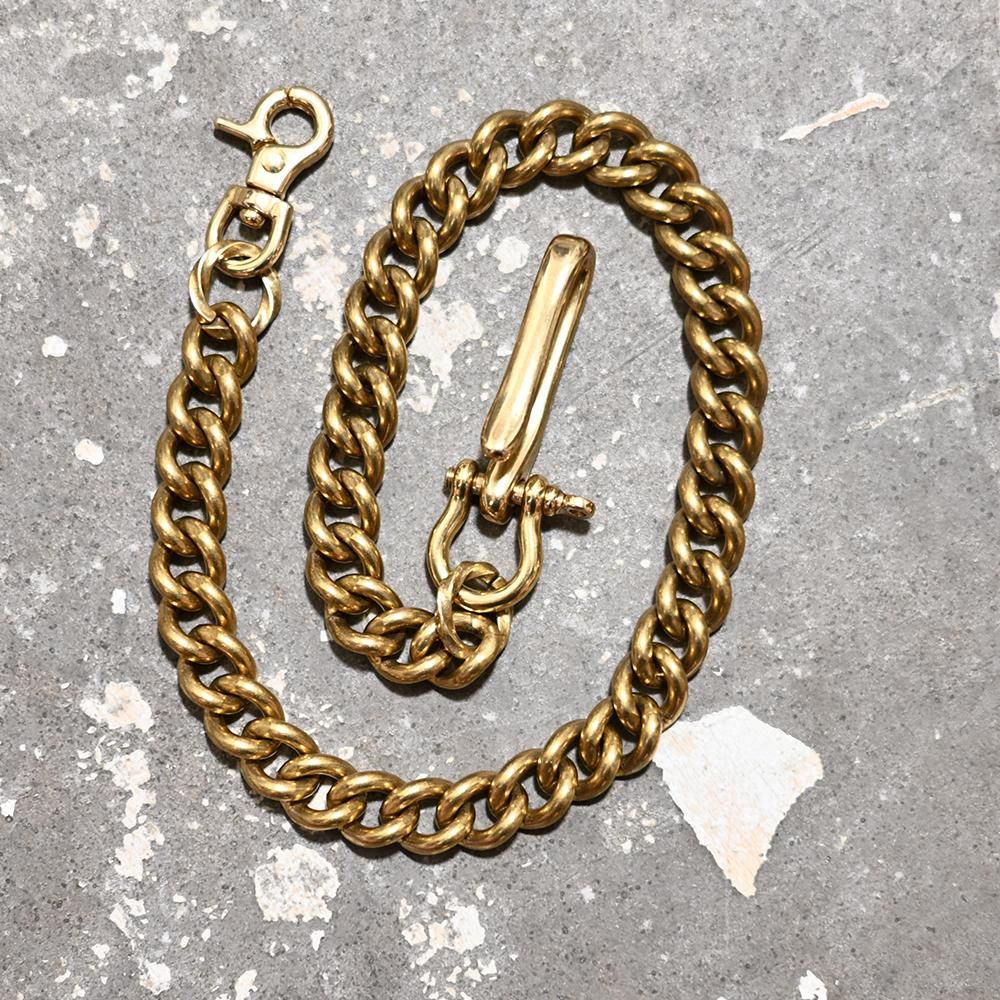 Brass Gold Heavy Wallet Chain ｜ブラスゴールドヘビー