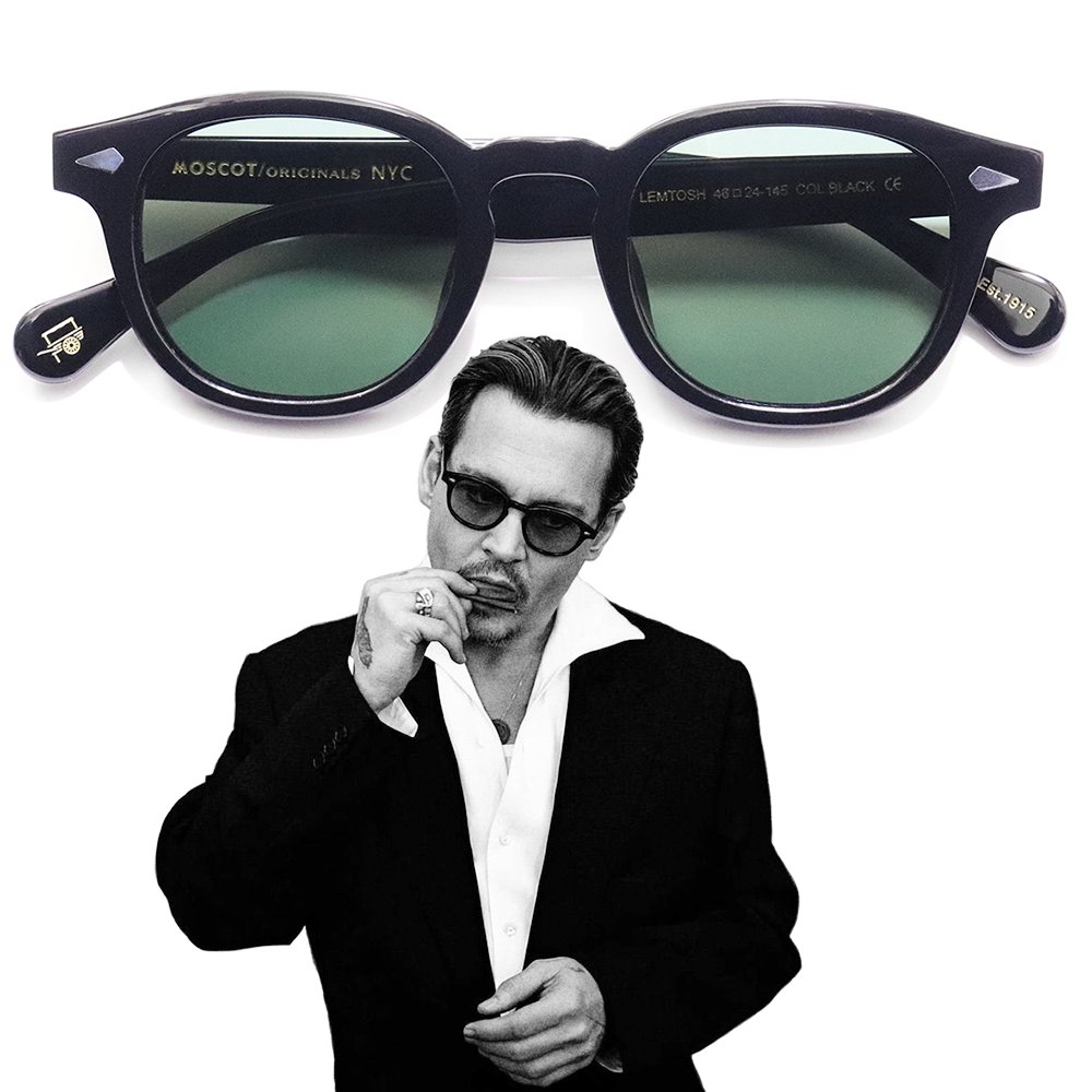 Moscot Lemtosh G-15 Sunglasses -Black- ｜ モスコット レムトッシュ - American Classics