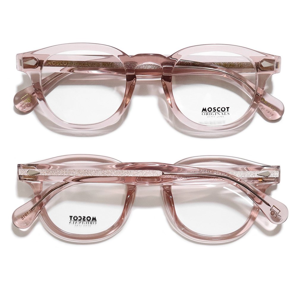 Moscot Lemtosh Eyeglasses -Blush- ｜モスコット レムトッシュ ブラッシュ クリアピンク - American  Classics