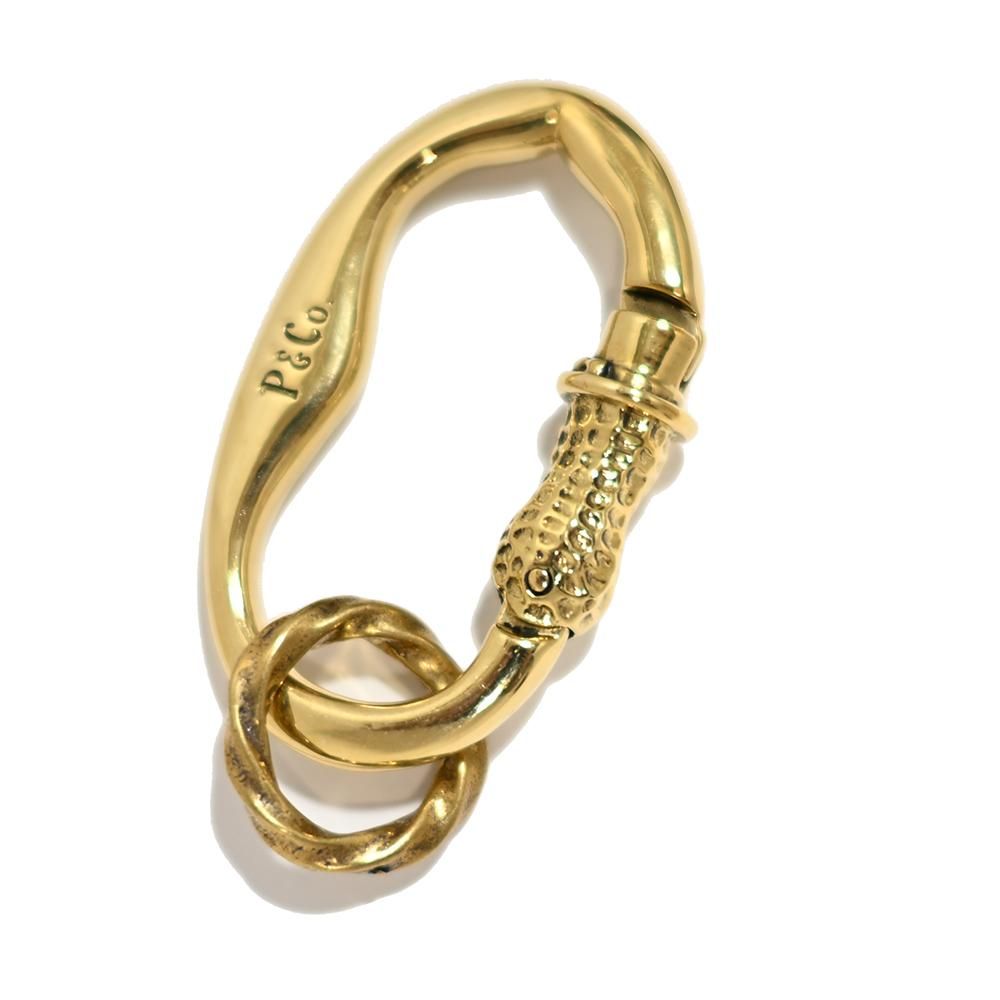 P&Co. MADNESS Brass Gold Carabiner ｜ピーナッツマッドネス