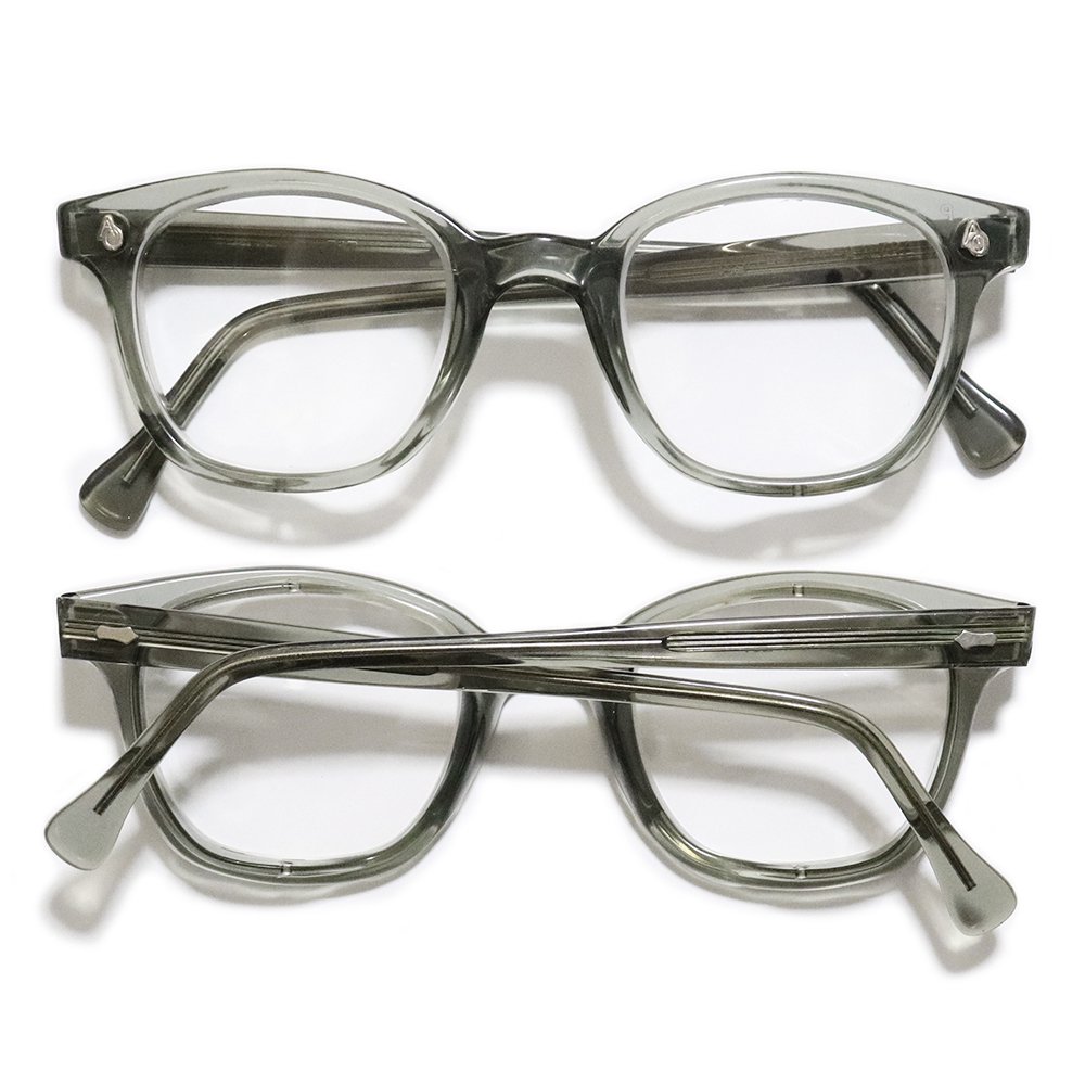 【Deadstock】Vintage 1950's American Optical Safety Glasses Gray Smoke -Made  in U.S.A.- ｜ ビンテージ眼鏡 - American Classics