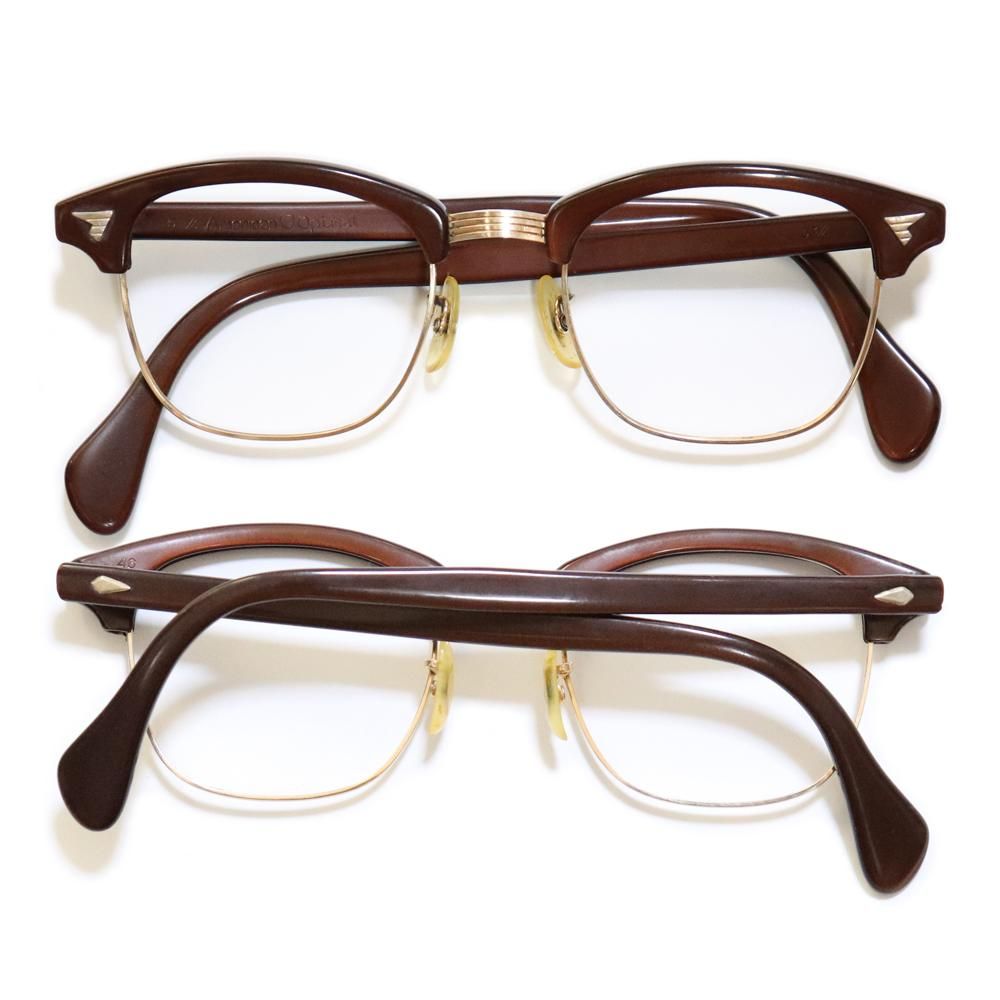 AO american optical 60s USA SIRMONT MALCOLM X AMBER