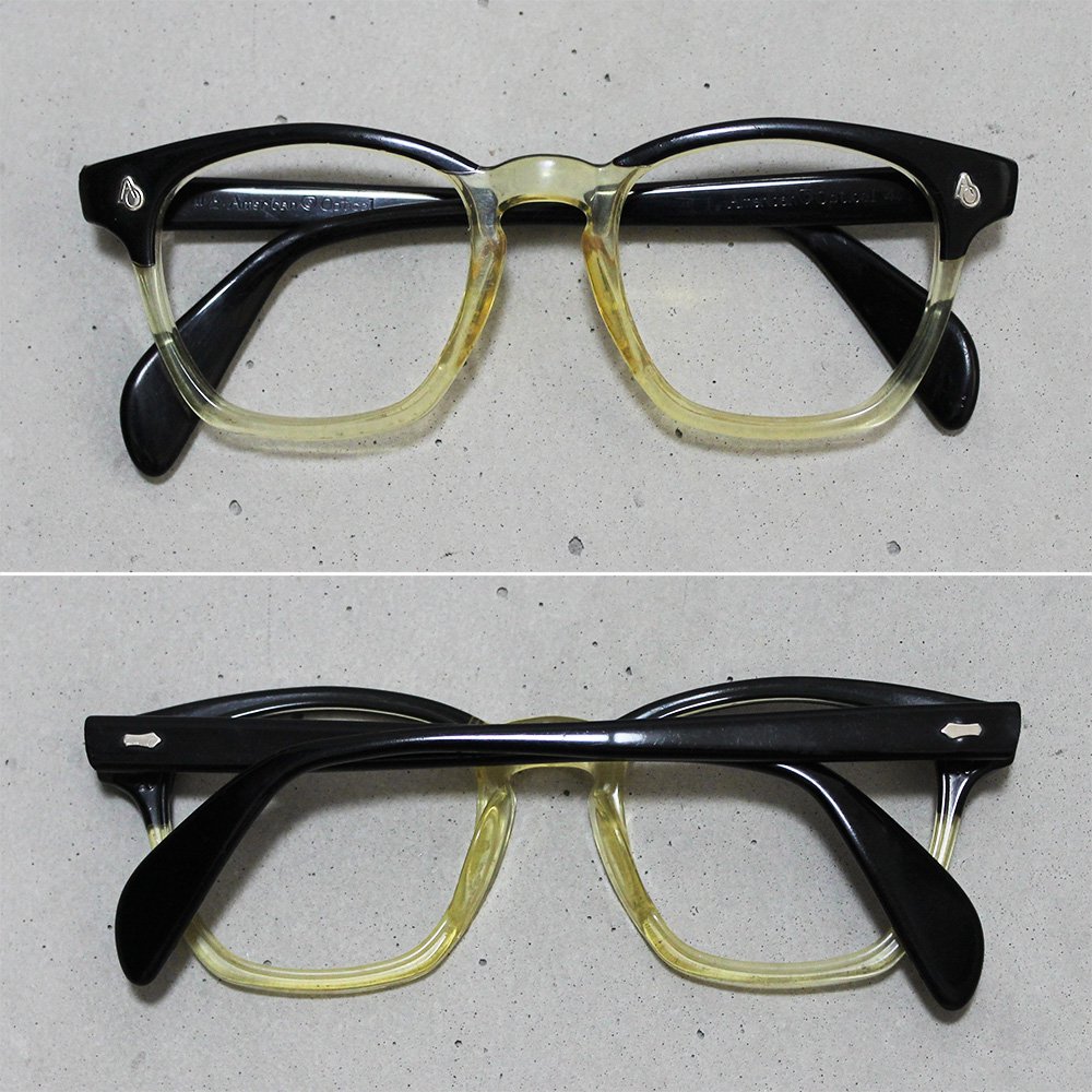 Vintage 1950's American Optical 2Tone Wellington Eyeglasses