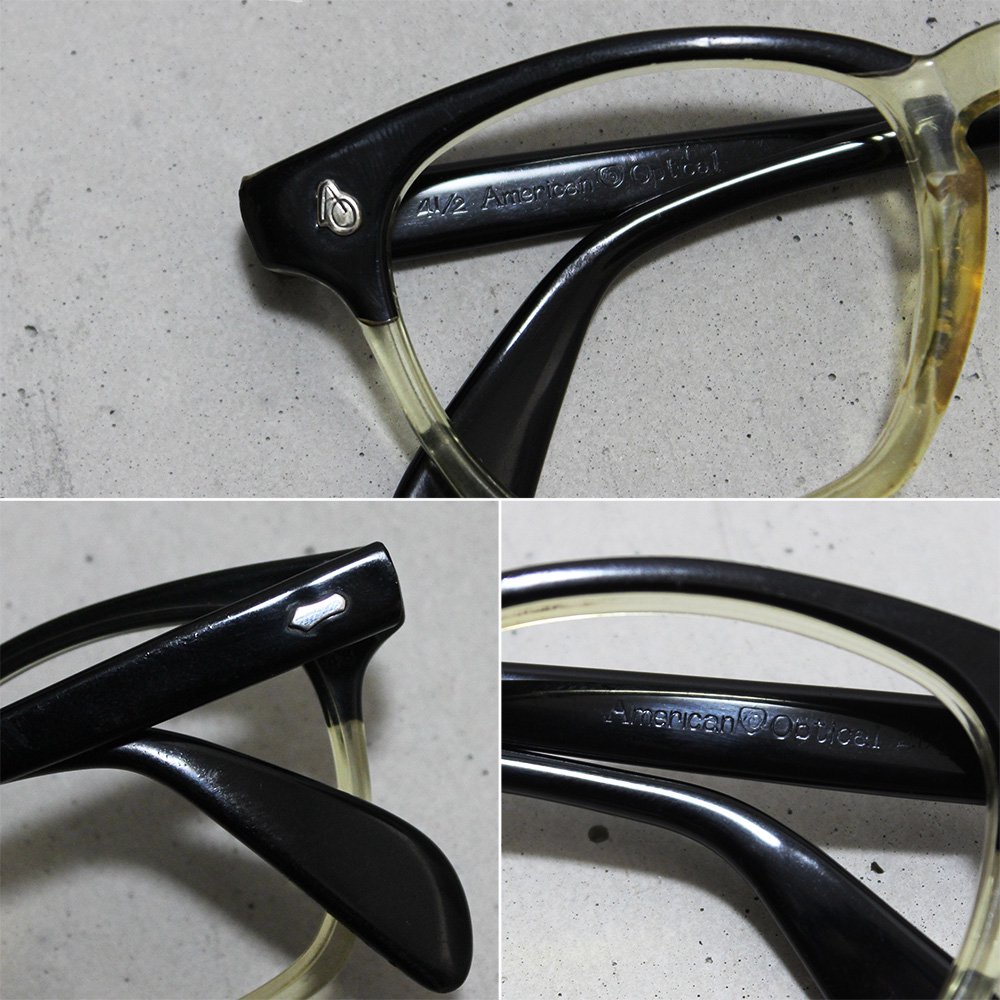 Vintage 1950's American Optical 2Tone Wellington Eyeglasses