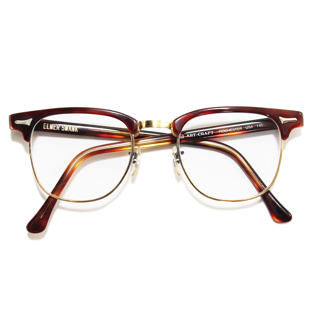 1950's Artcraft アートクラフト Clubman Browline Eyeglasses 