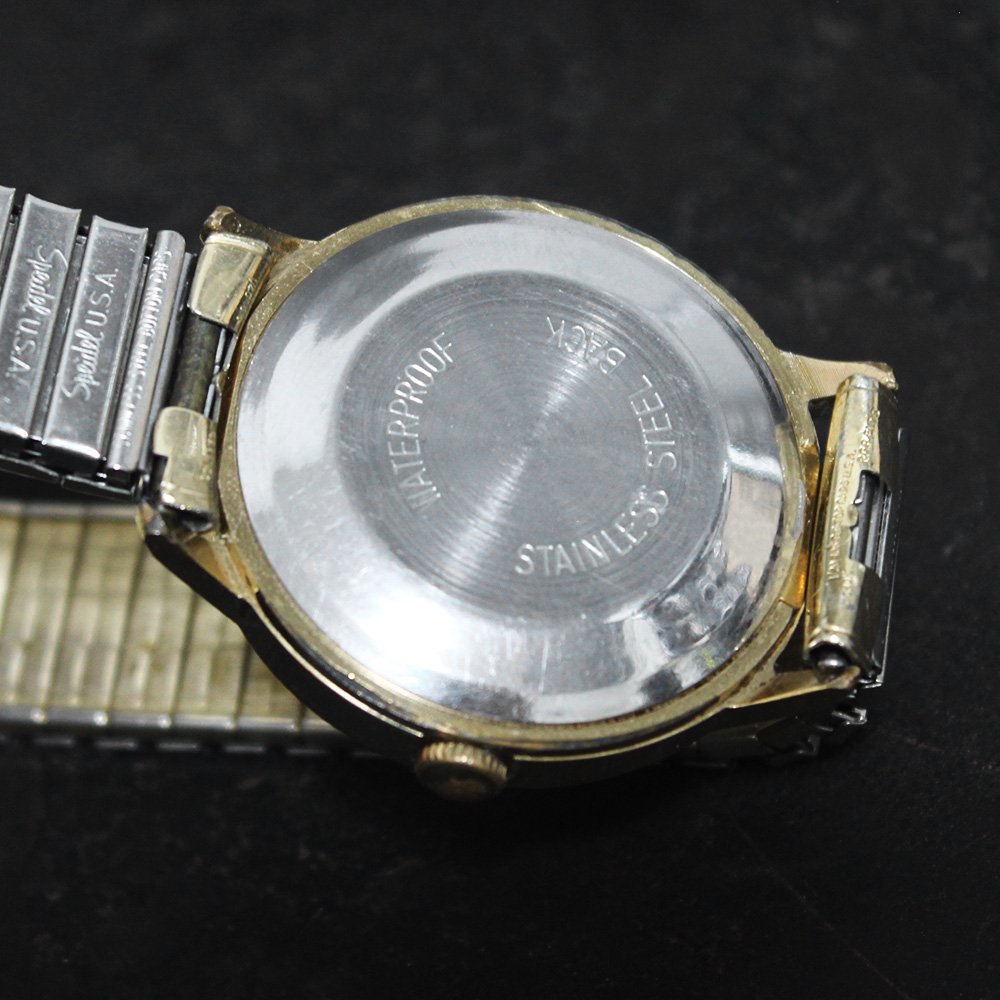 Vintage 70's TIMEX Wrist Watch -Self Wind- With 10K GF Bellows Belt ...