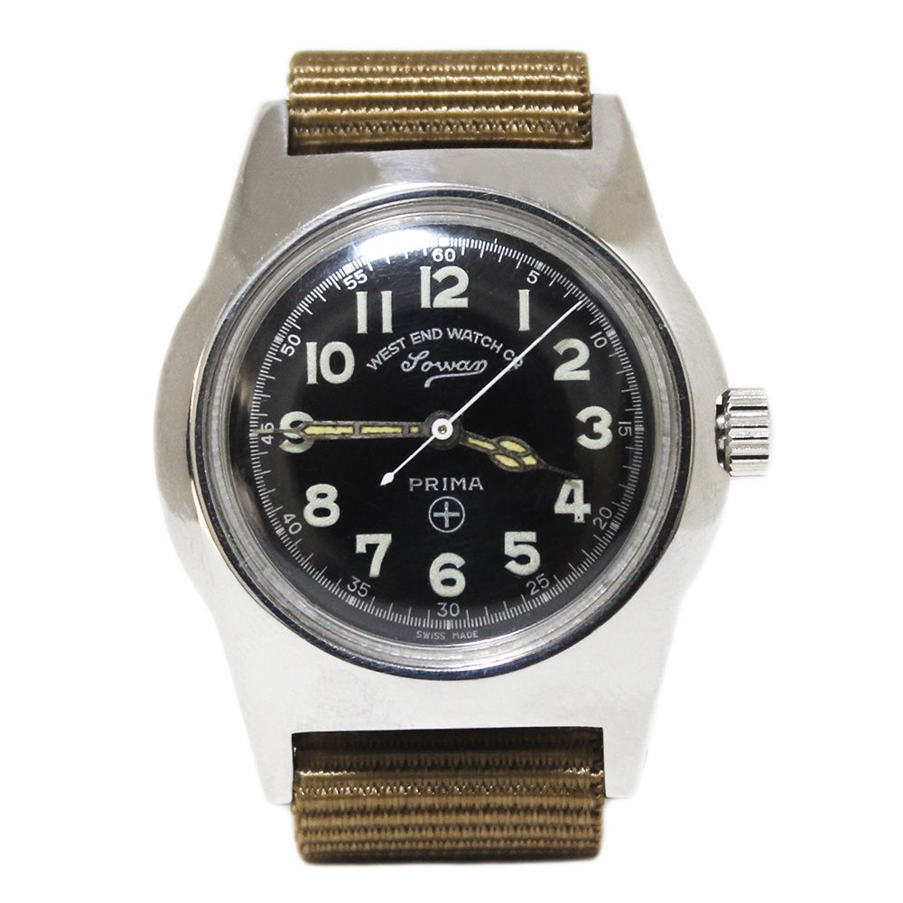 Vintage 60's West End Watch Co. Sowar Military Watch -Swiss Made 