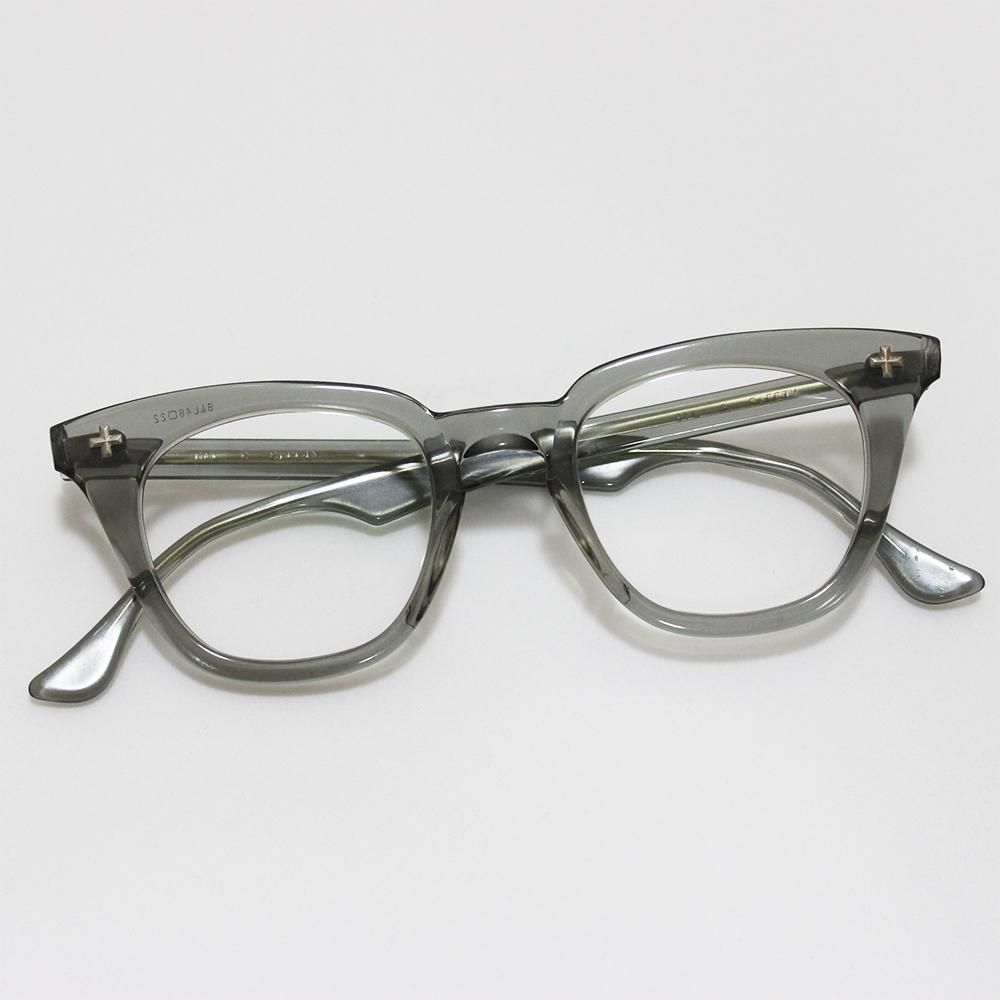 Bausch\u0026Lomb Safety Glasses Smoke GrayD傷汚れのひどいビンテージ品