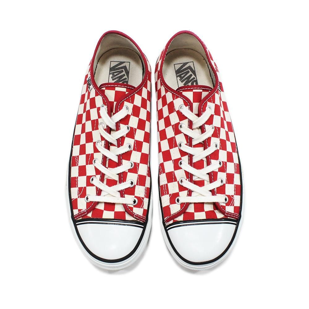 Vintage 90 s Vans Checker Flag Shoes Red VANS American Classics