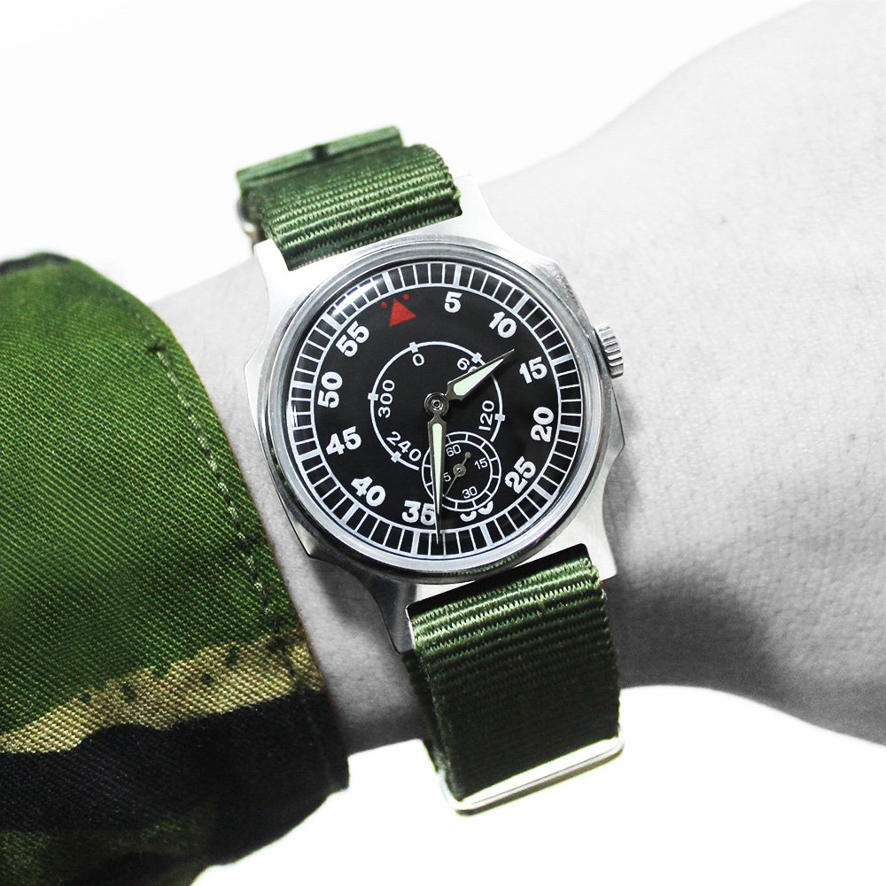 Dead Stock】Vintage 1970's Pobeda ZIM Soviet Russian Aviator Pilots Watch ｜  ミリタリーウォッチ - American Classics