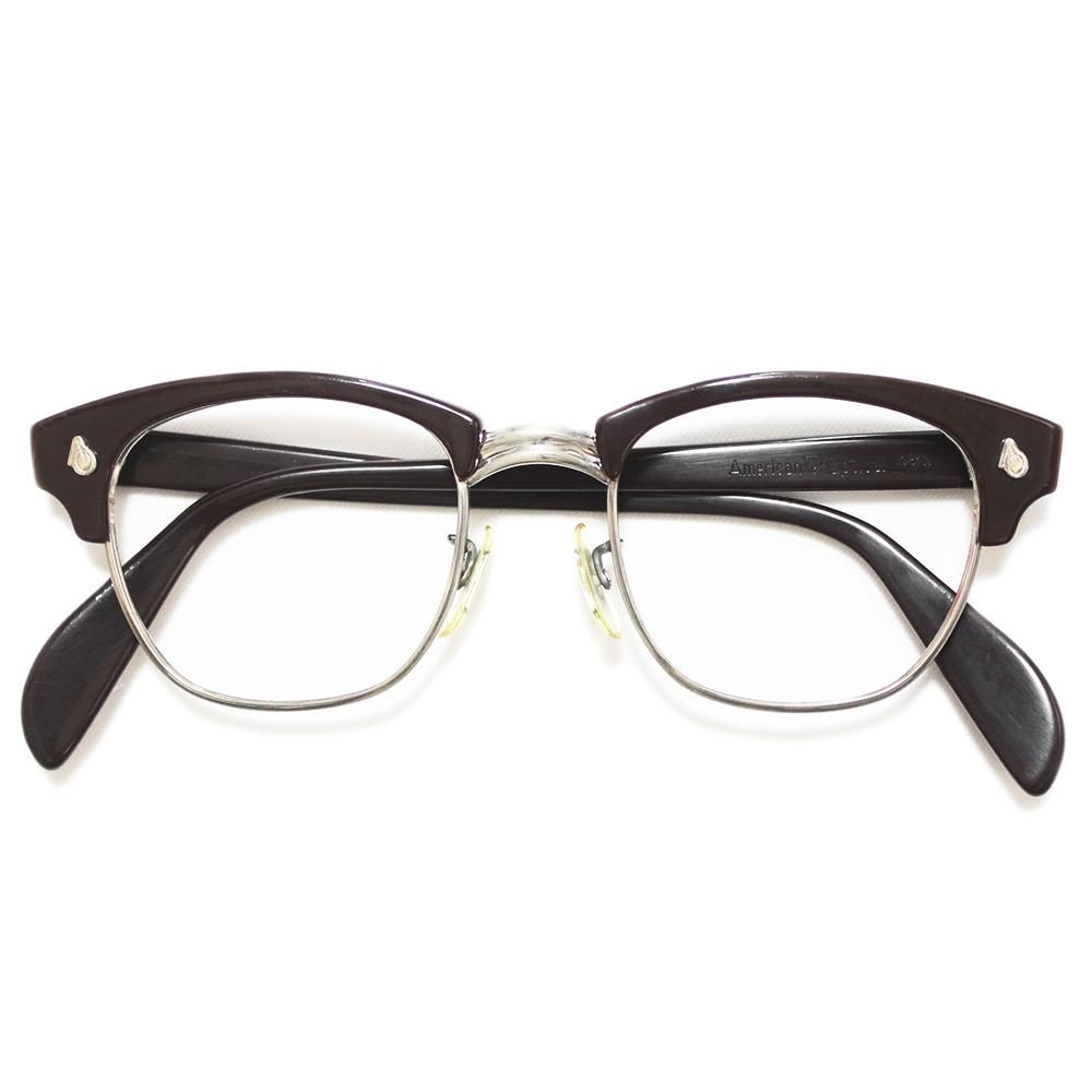 No.1840メガネ AMERICAN OPTICAL【度数入り込み価格】-