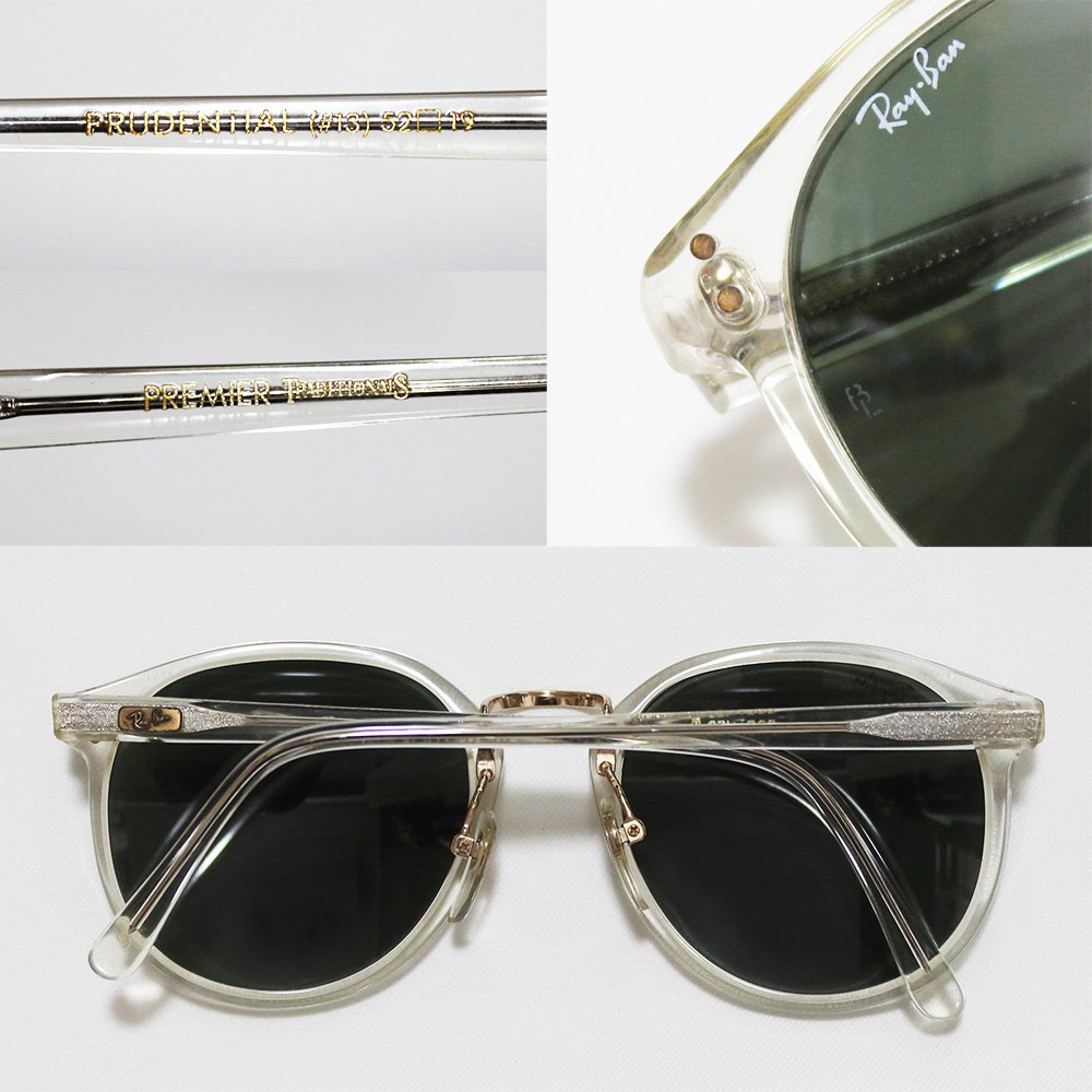 Dead Stock】90's RayBan ビンテージレイバン TRADITIONALS Clear