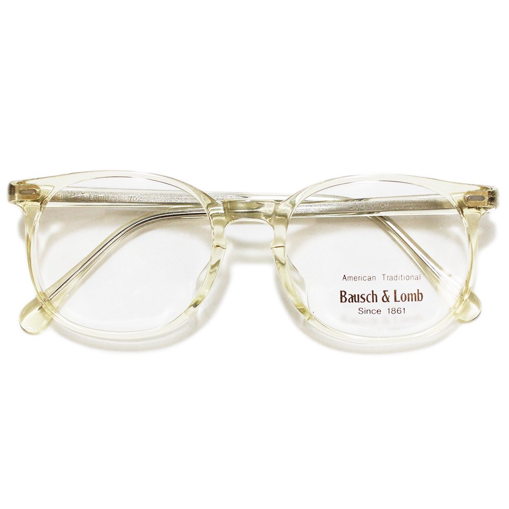【Dead Stock】Vintage 80's Bausch&Lomb 702 Champagne Eyeglasses -Made in U.S.A.-