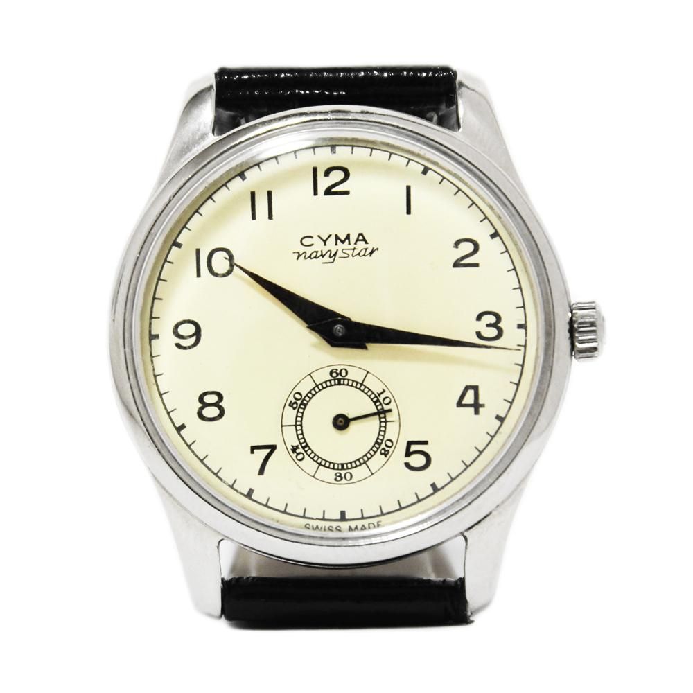 Vintage 1960's CYMA Navy Star Wrist Watch -Swiss Made- ｜ ビンテージウォッチ -  American Classics