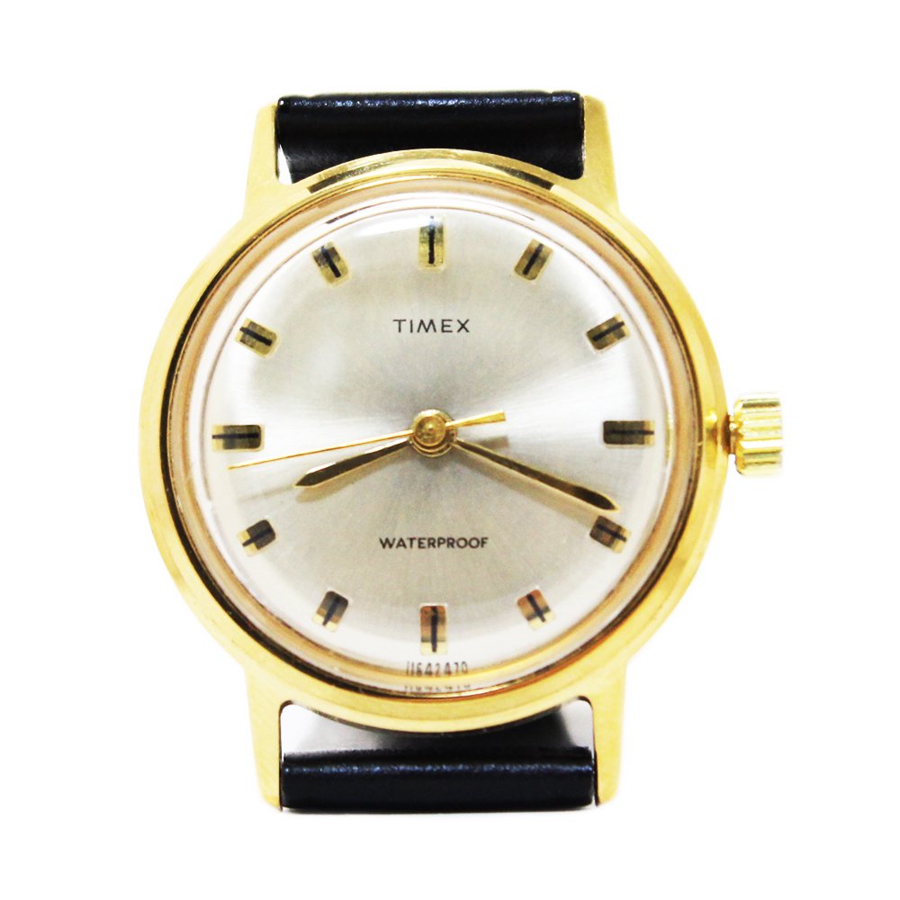 Vintage 1970's TIMEX Wrist Watch Classic Gold -Hand-Winding-