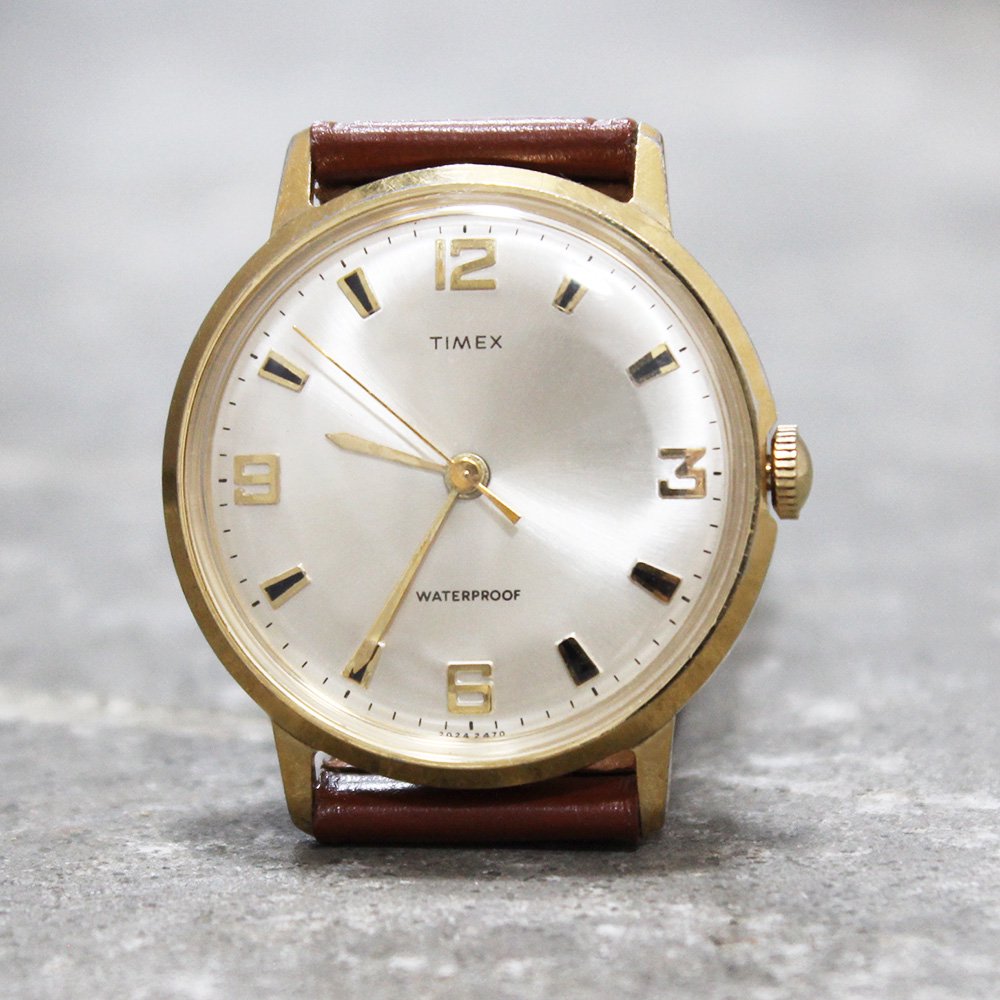Vintage 1970's TIMEX Wrist Watch -Classic Gold- ｜ ビンテージ