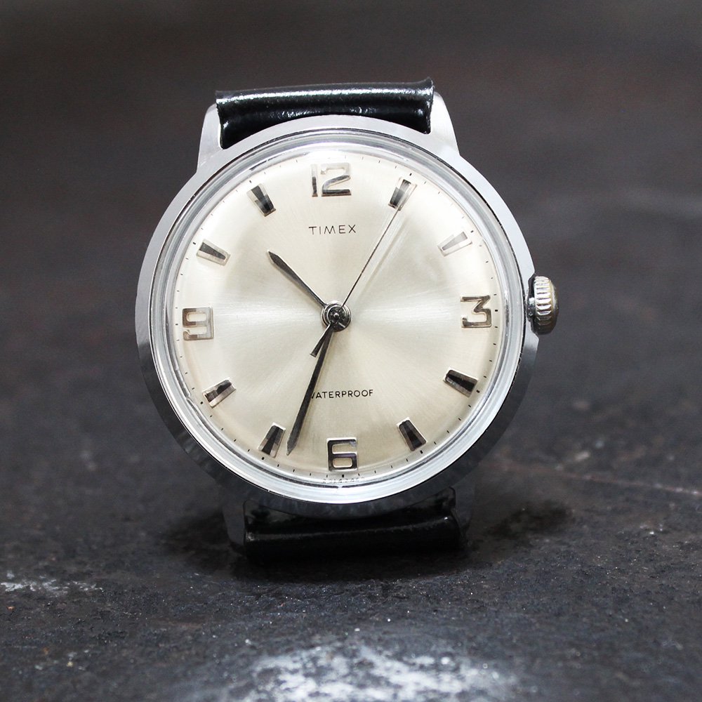 Vintage 1970's TIMEX Wrist Watch -Silver- ｜ ビンテージ 