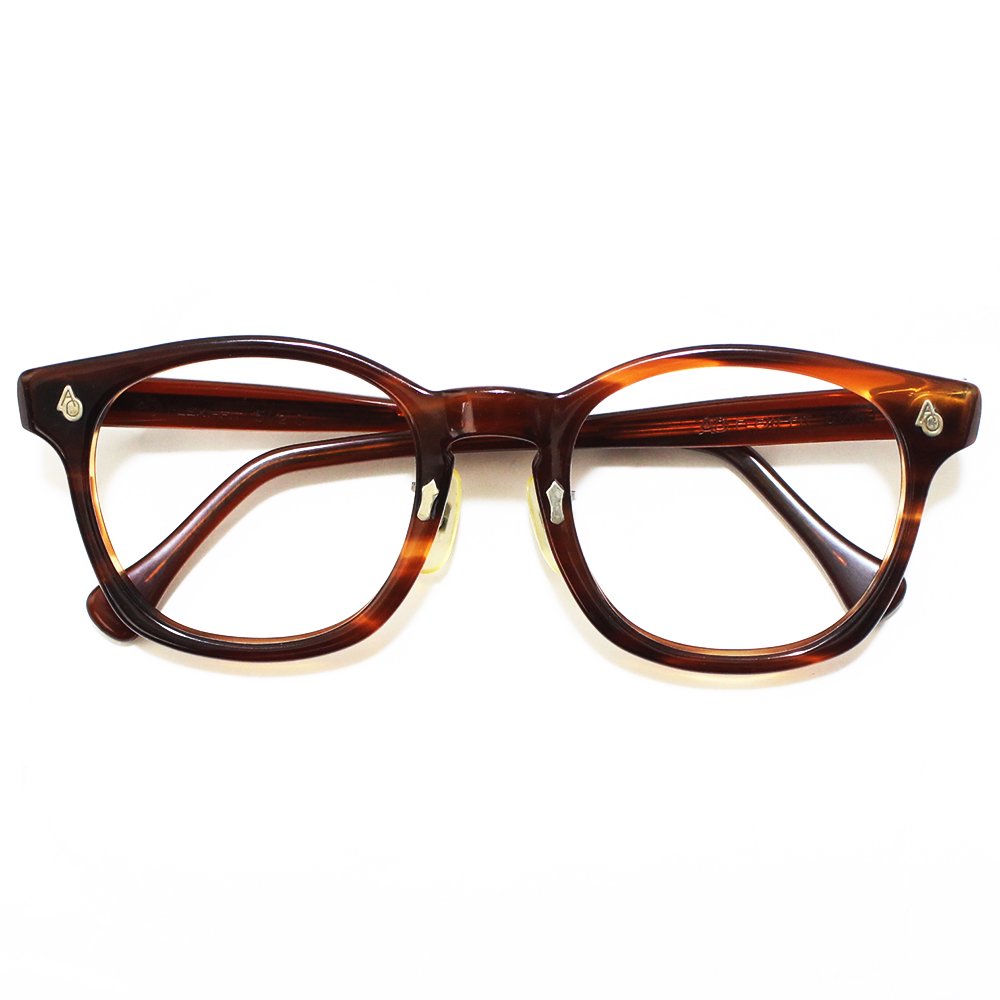 Vintage 1950s American Optical Safety Eyeglasses Amber Made In Usa ｜ ビンテージ眼鏡 American 