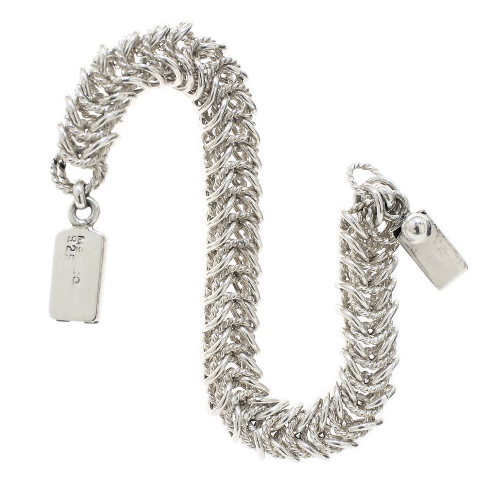 Taxco Mexican Snake Chain Bracelet -10mm wide-