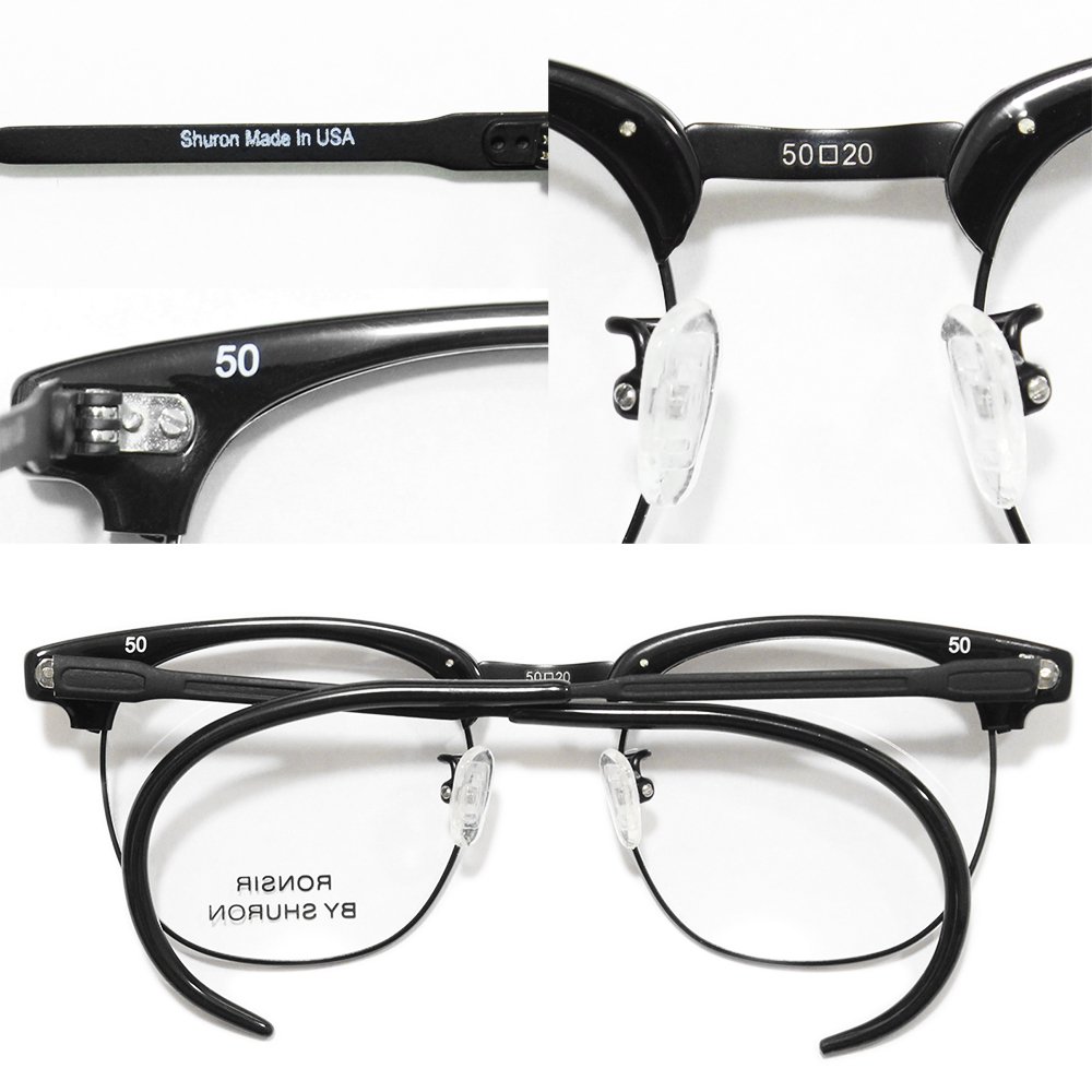 ほぼ新品 SHURON RONSIR 眼鏡 シュロン ロンサー - メンズファッション