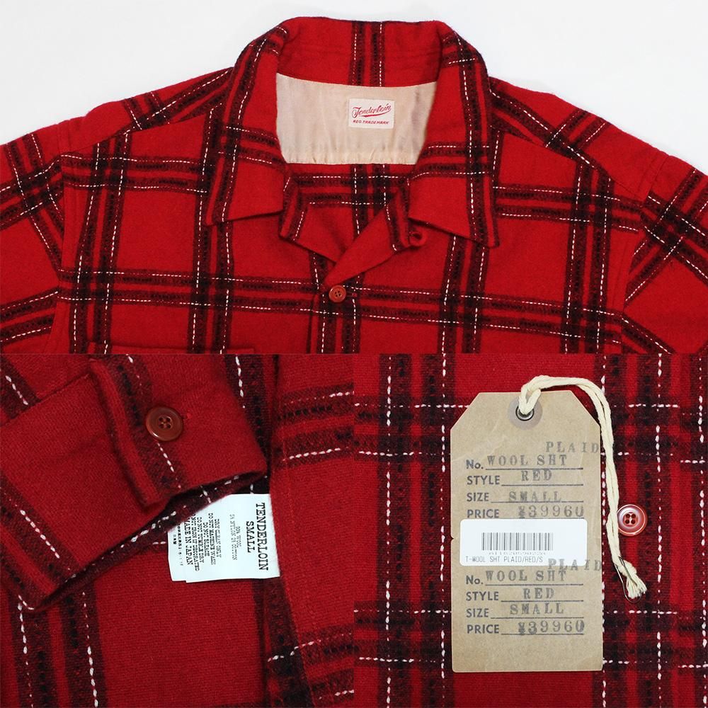 TENDERLOIN 'T-WOOL SHT PLAID' size:S | gulatilaw.com