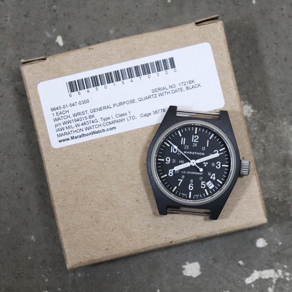 Marathon U.S. Military General Purpose Field Watch with Date