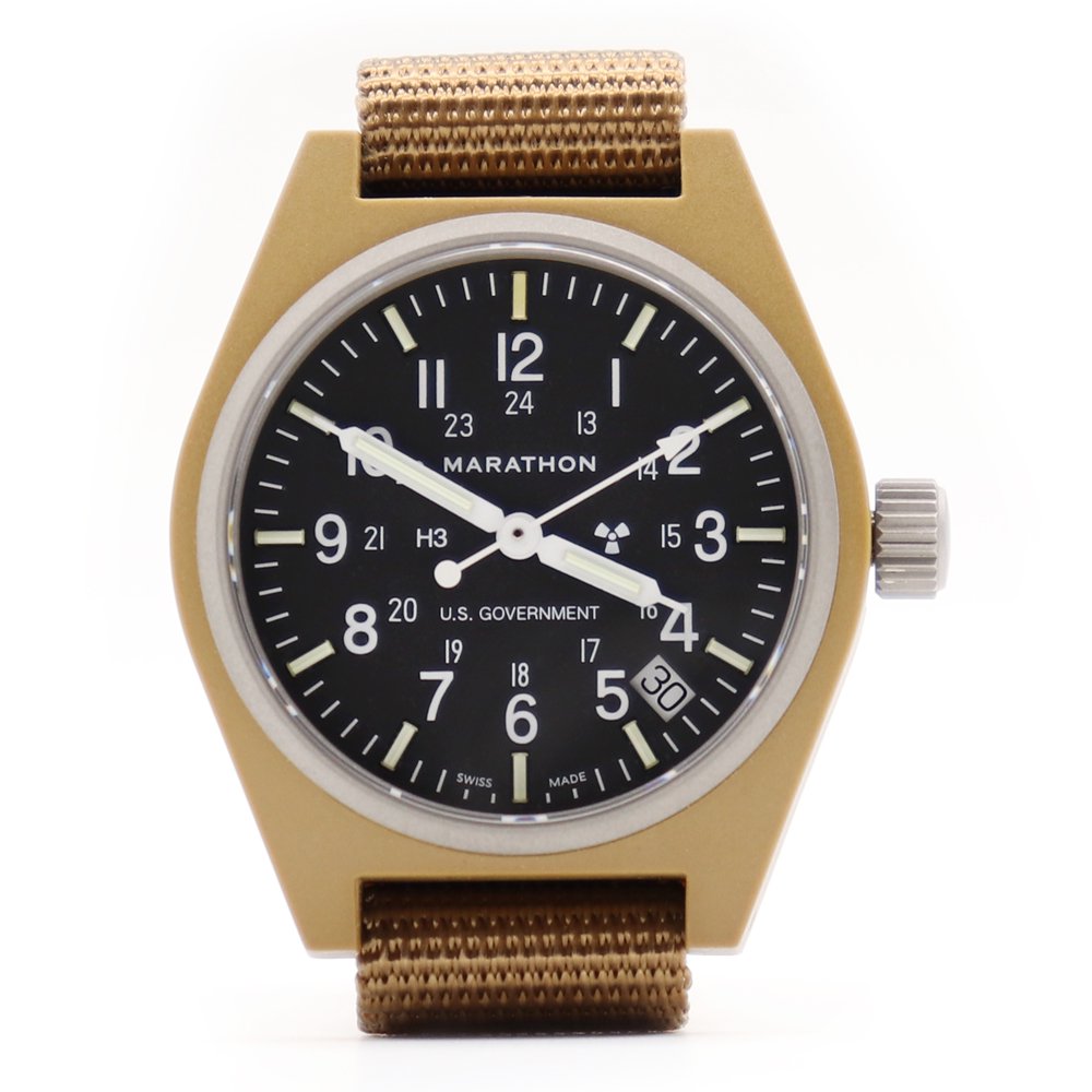 Marathon U.S. Military General Purpose Field Watch with Date -Coyote Brown-  ｜ マラソン ミリタリーウォッチ - American Classics