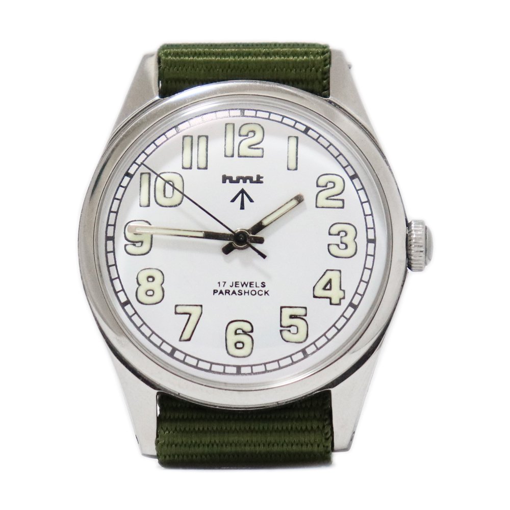 【Dead Stock】Vintage 1980's HMT British Army Military Watch -White-