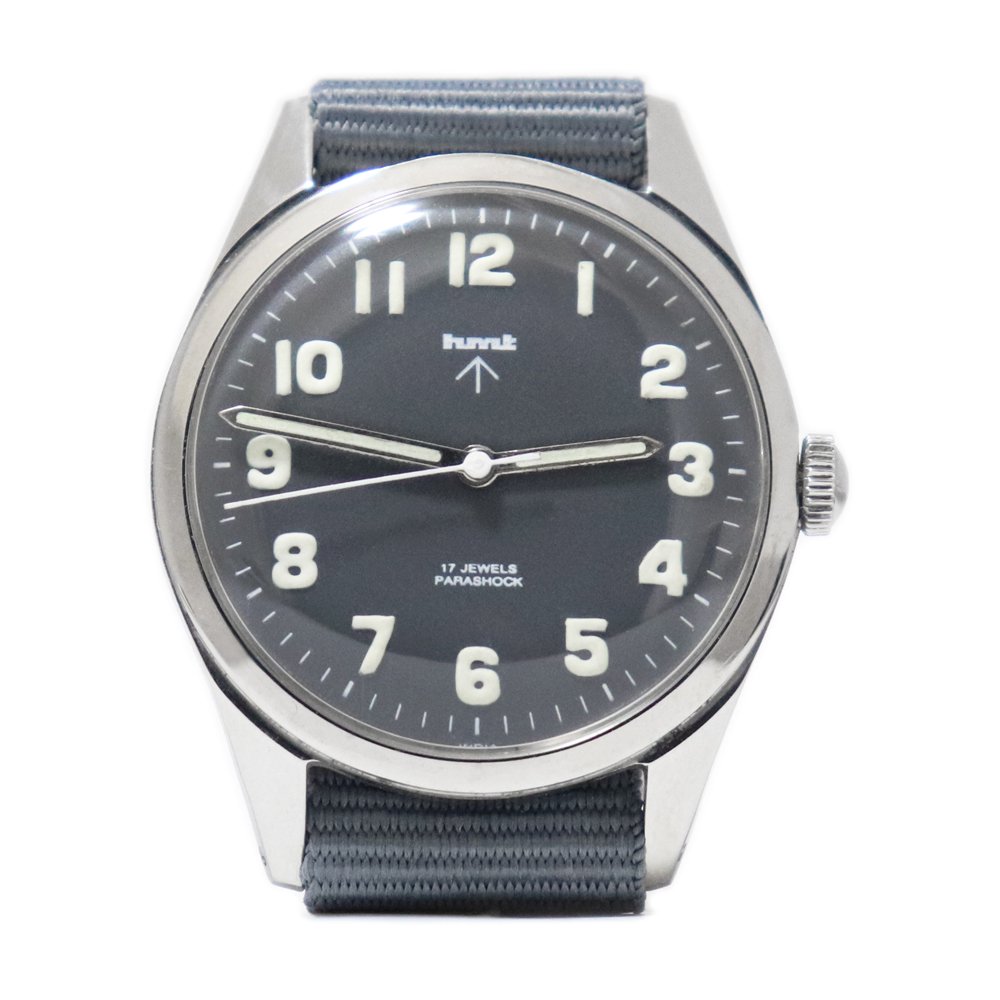 【Dead Stock】Vintage 1980's HMT British Army Military Watch -Gray-