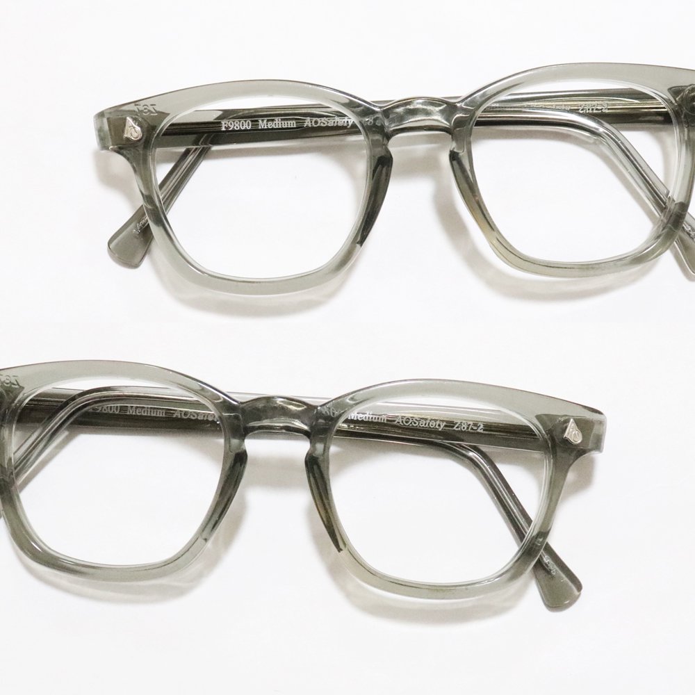 Vintage 1980's American Optical Safety Glasses -Gray Smoke 