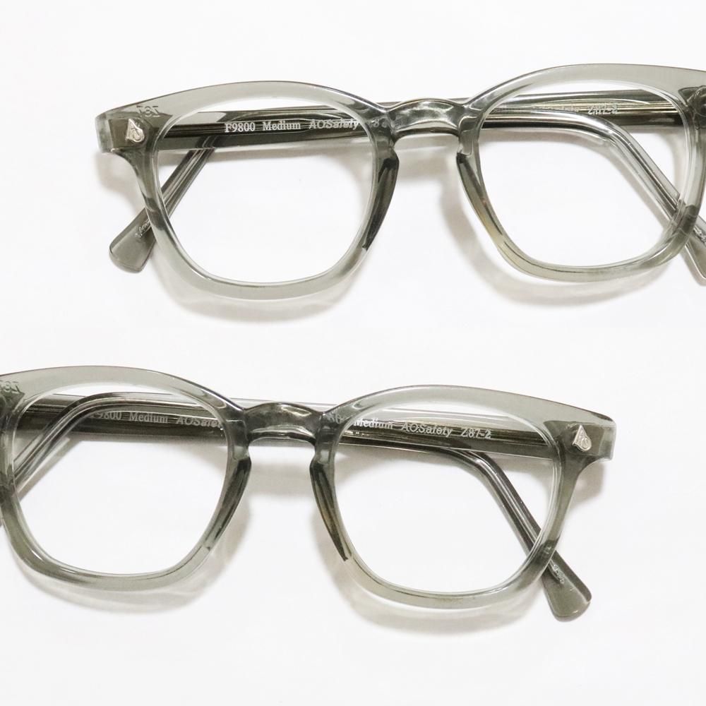 Vintage 1980's American Optical Safety Glasses -Gray Smoke