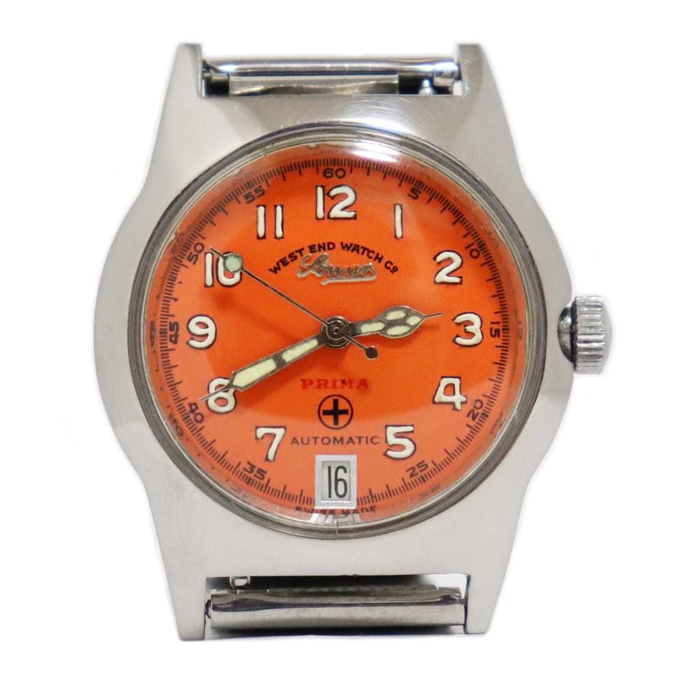 Vintage 1970's West End Watch Co. Sowar British Military Watch -Orange- ｜  ウェストエンドウォッチ - American Classics