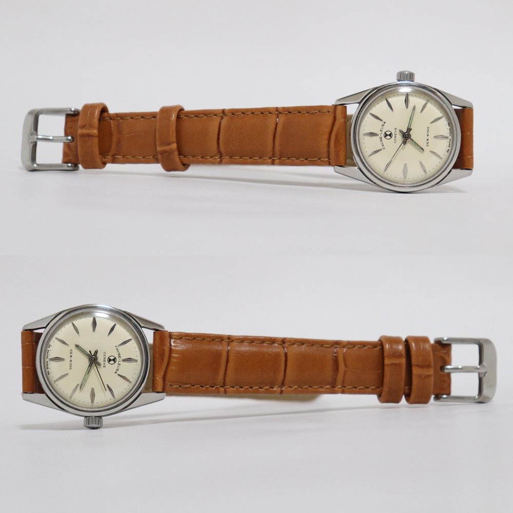 Vintage 's Favre Leuba "Sea King" Wrist Watch  Made in Swiss