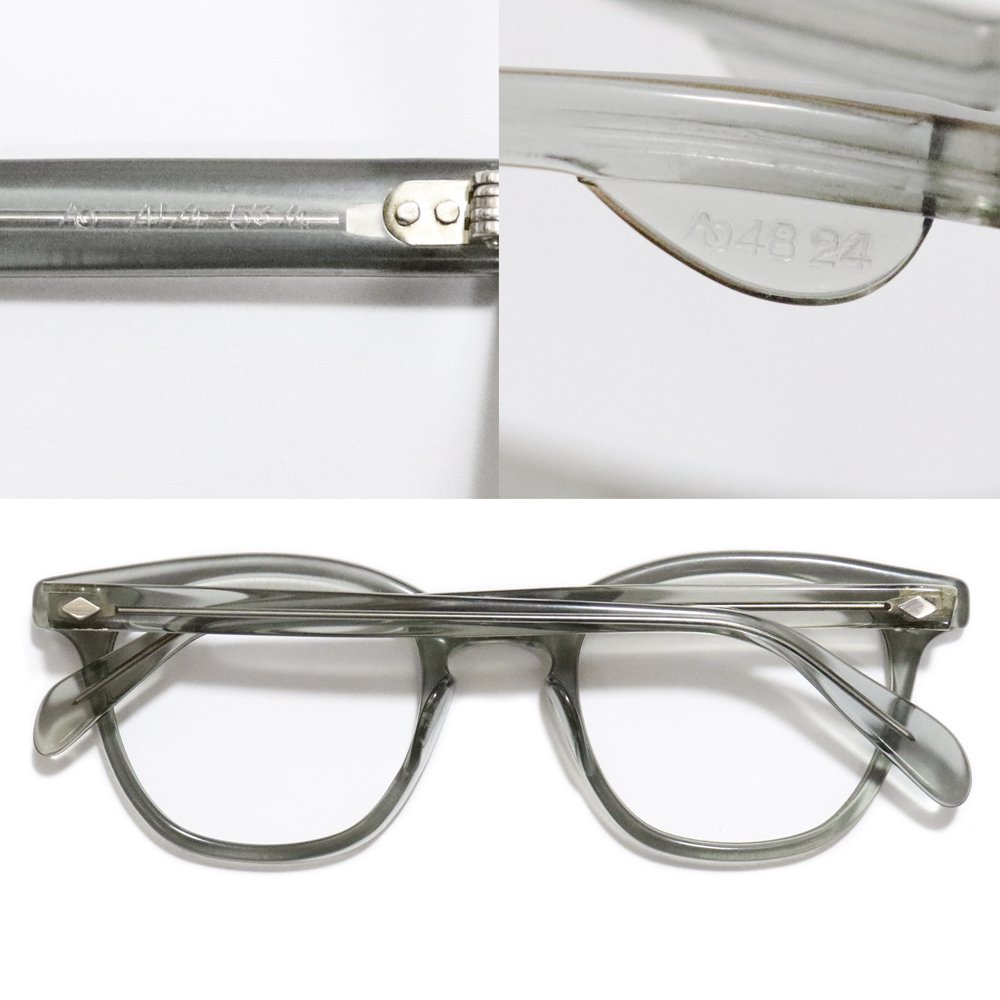 Vintage 1950 S American Optical Uss Military Official G I Glasses