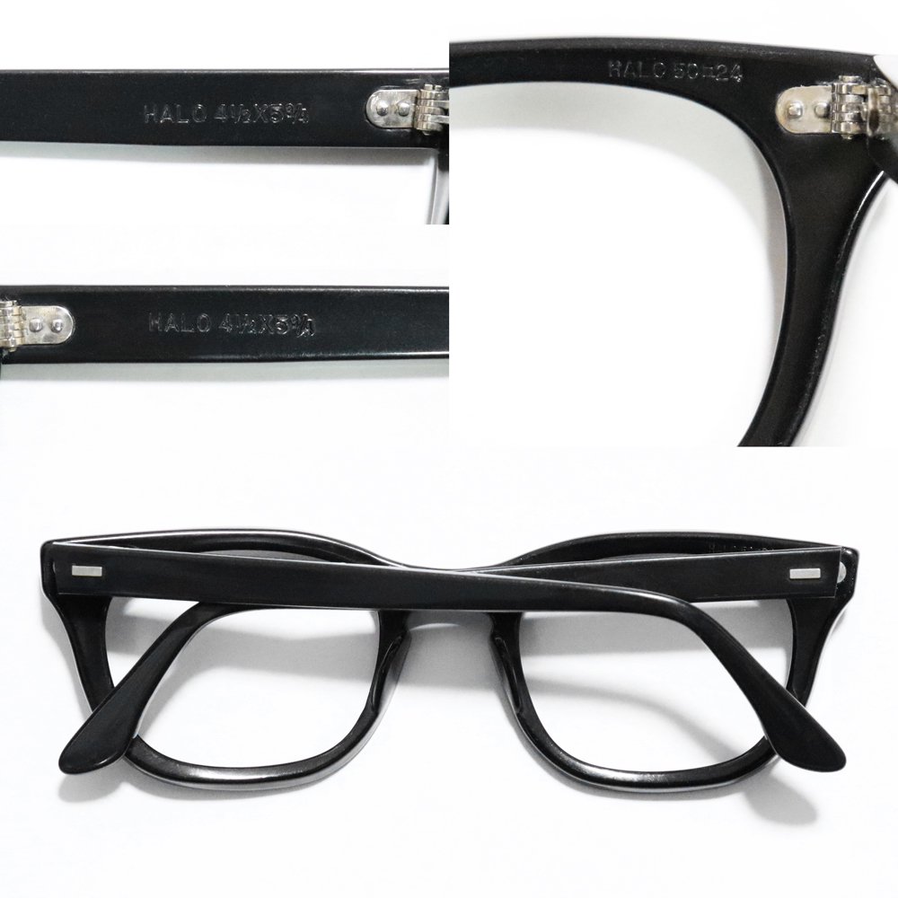 80s USS G.I. Glasses Black 46-26 モールのページ - www