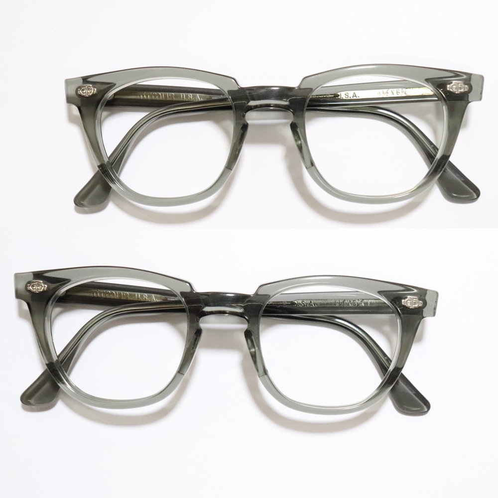 Vintage 1960s Titmus Vip Safety Glasses Smoke Gray 48 22 Made In Usa ｜ ティトマス 