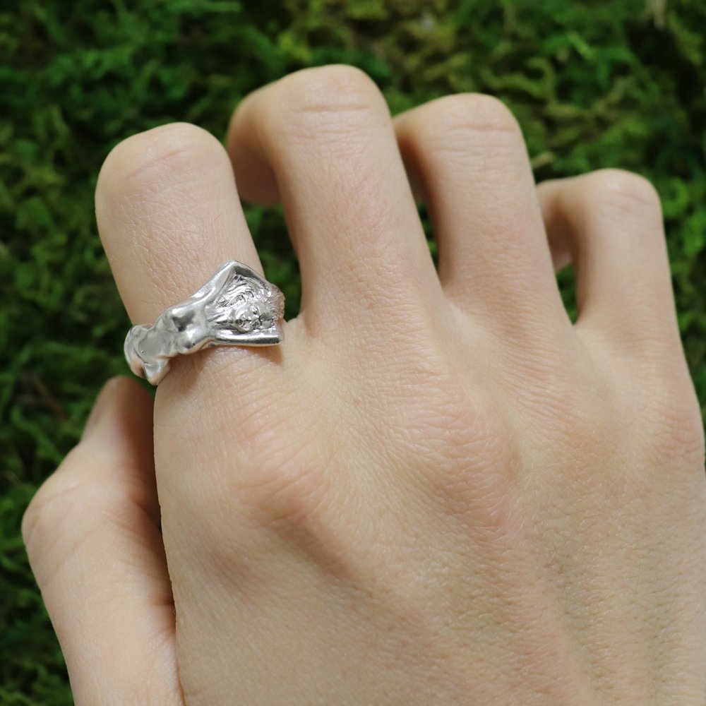 925 Silver Beautiful Nude Ring ｜スターリングシルバーヌードリング