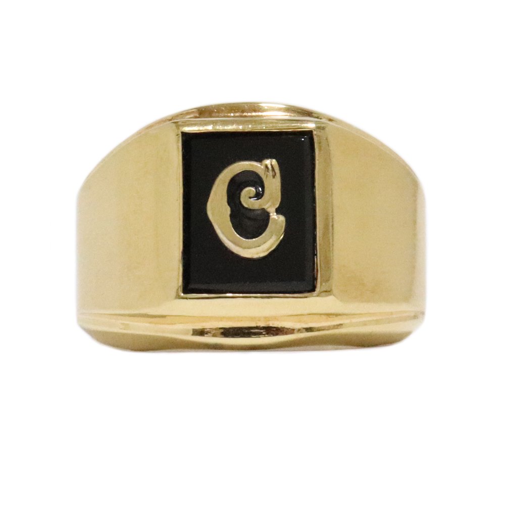 ガボラトリー/ 18k Double soldered G-stamp Ring 日本製 - www