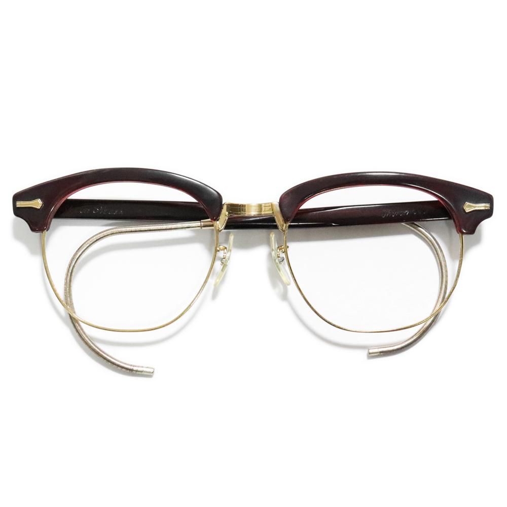 インターネットショッピングにて購入の正規品 antique eyeglasses14kgf