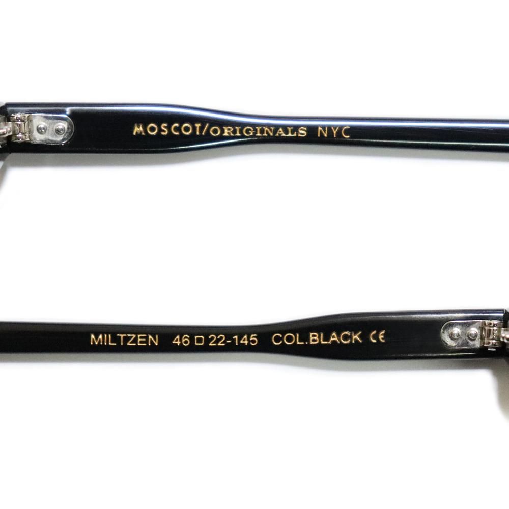 美品 付属品完備 MOSCOT MILTZEN モスコット ミルゼン ブラック 発売開始【MOSCOT】MILTZEN JAPAN LIMITED Ⅹ 日本限定｜岡山眼鏡店