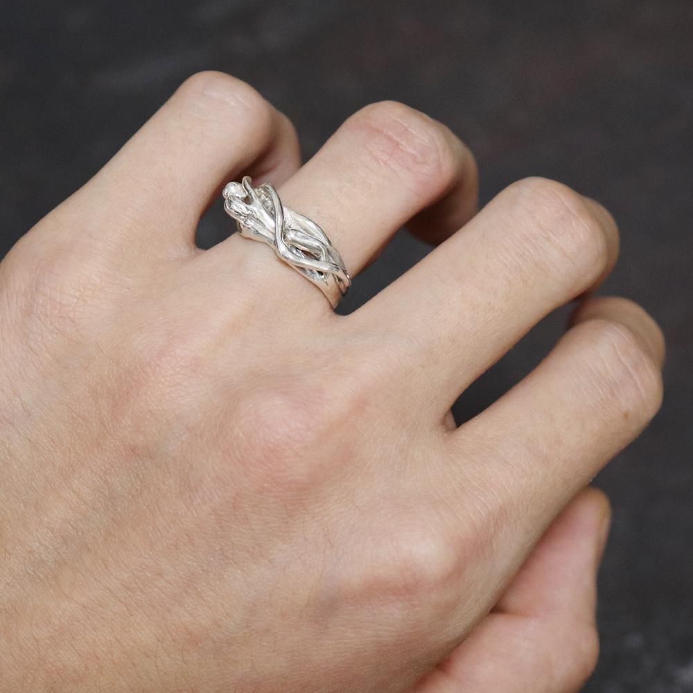 Taxco Mexican 925 Silver Two Face Ring ｜ タスコメキシカン