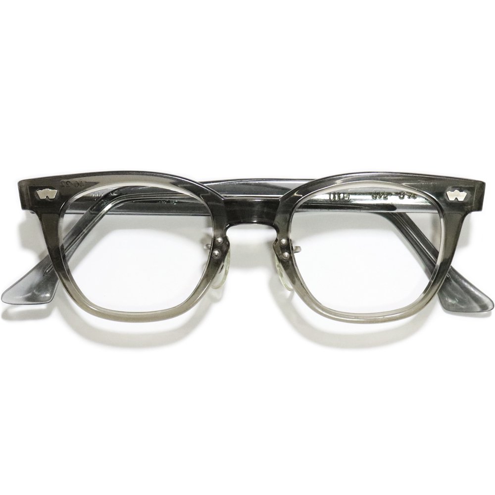 Vintage 1950's Wilkie Optical Wellington Eyeglasses Gray Smoke w