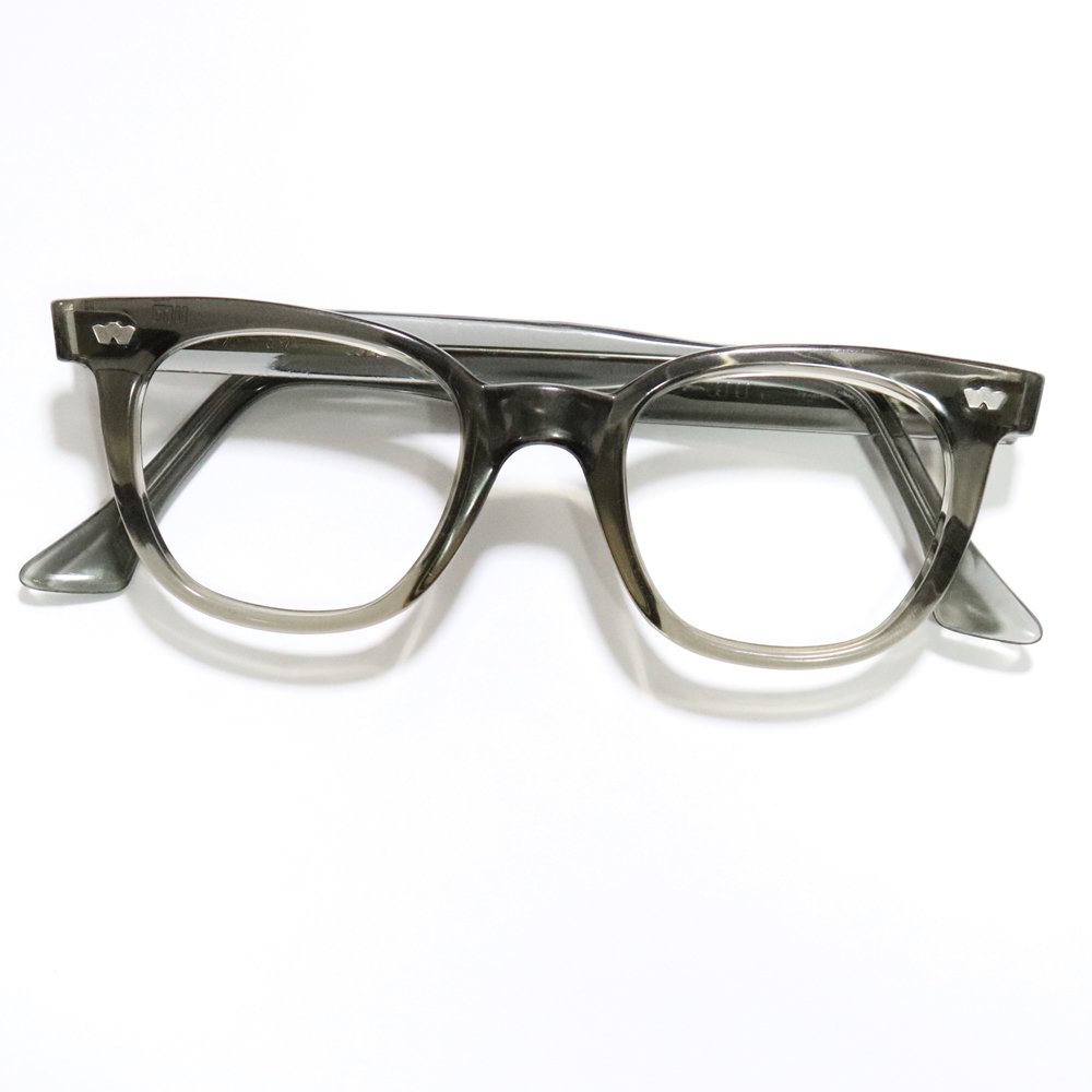 Vintage 1950's Wilkie Optical Wellington Eyeglasses Smoke Gray 