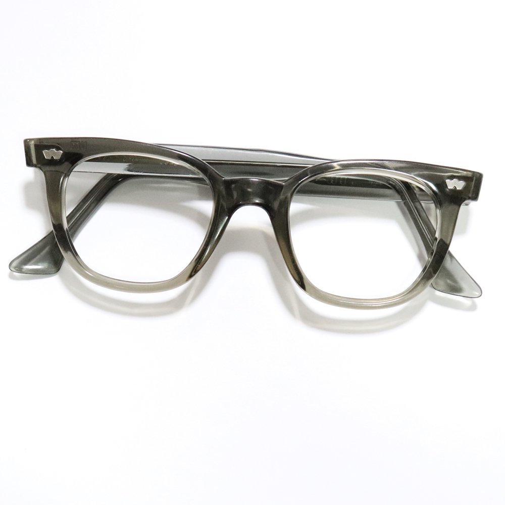 Vintage 1950's Wilkie Optical Wellington Eyeglasses Smoke Gray