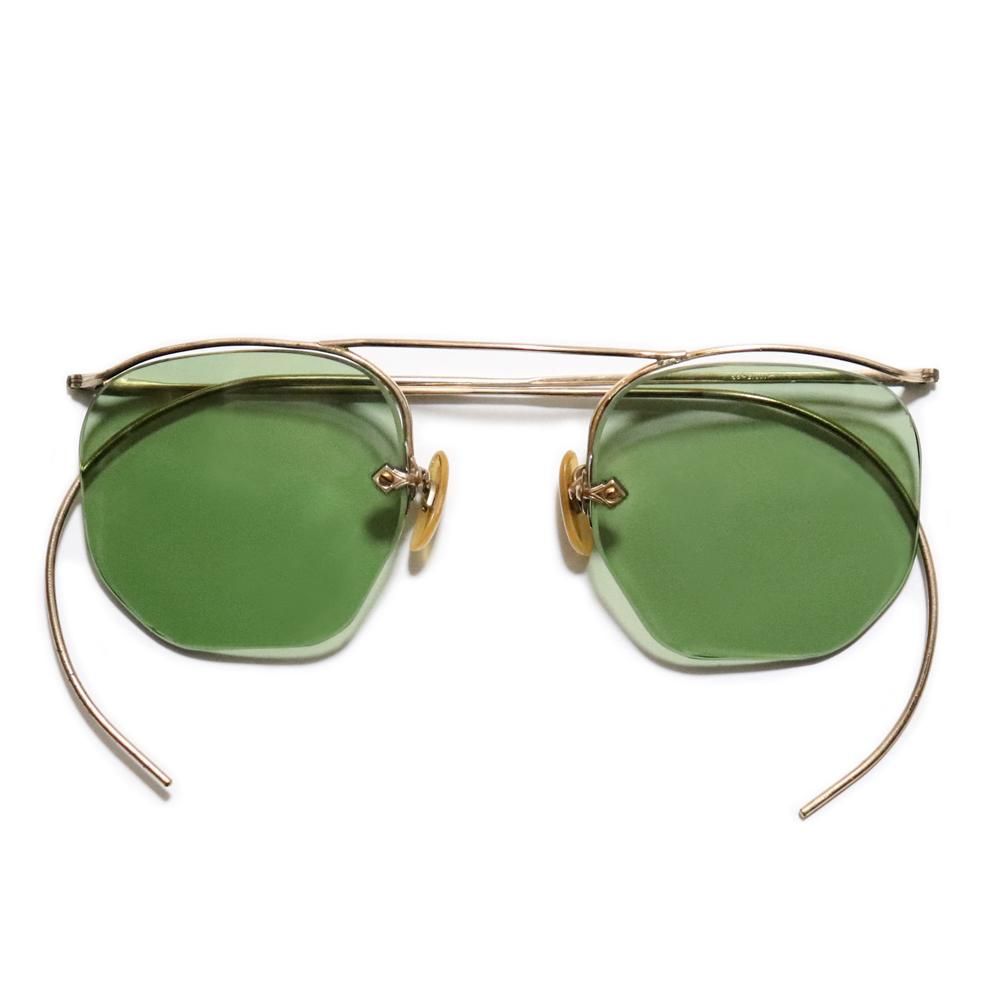 Vintage 1930's Shuron 12kgf Nu-Mont Ful-Vue Hexagonal Sunglasses ｜ ビンテージ眼鏡  - American Classics