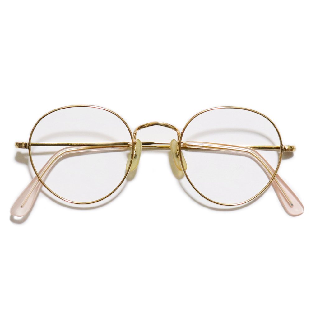 Vintage 1960's Algha Works 12KTGF Side-Mount Eyeglasses [45-21] -Made in England-
